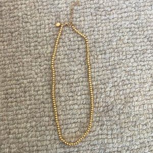 J.Crew gold ball necklace